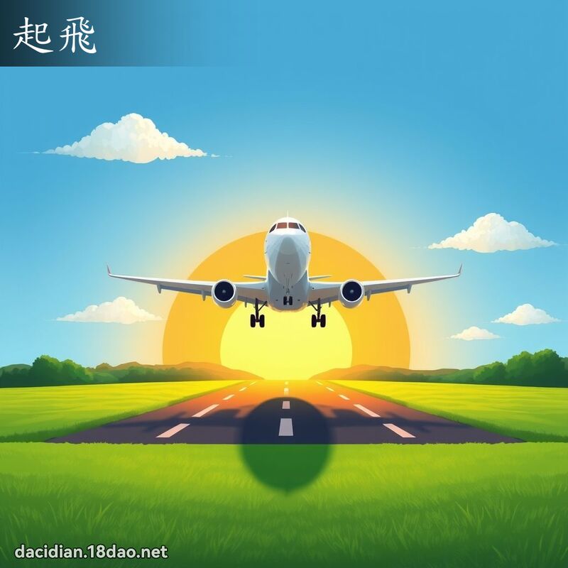 起飛 - 國語大辭典配圖