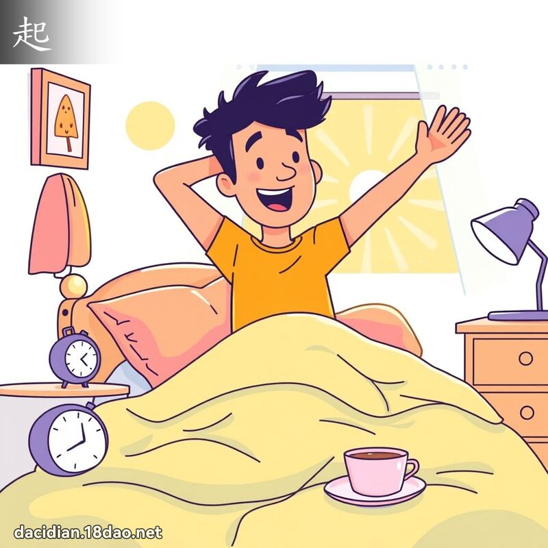 起 - 国语大辞典配图