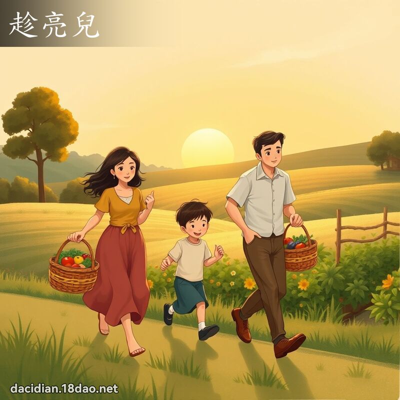 趁亮儿 - 国语大辞典配图