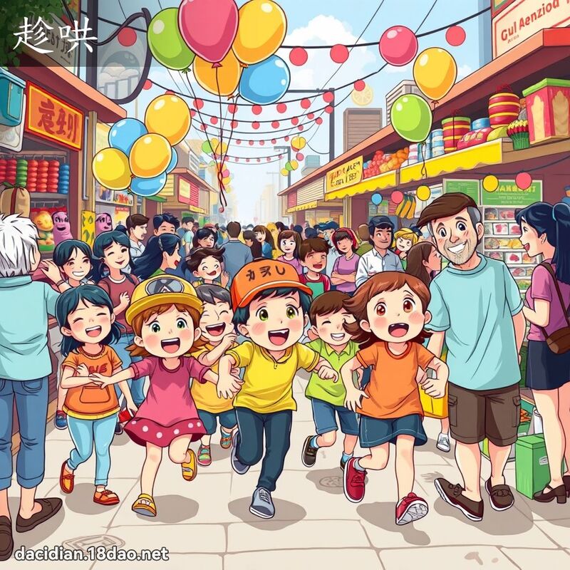 趁哄 - 国语大辞典配图