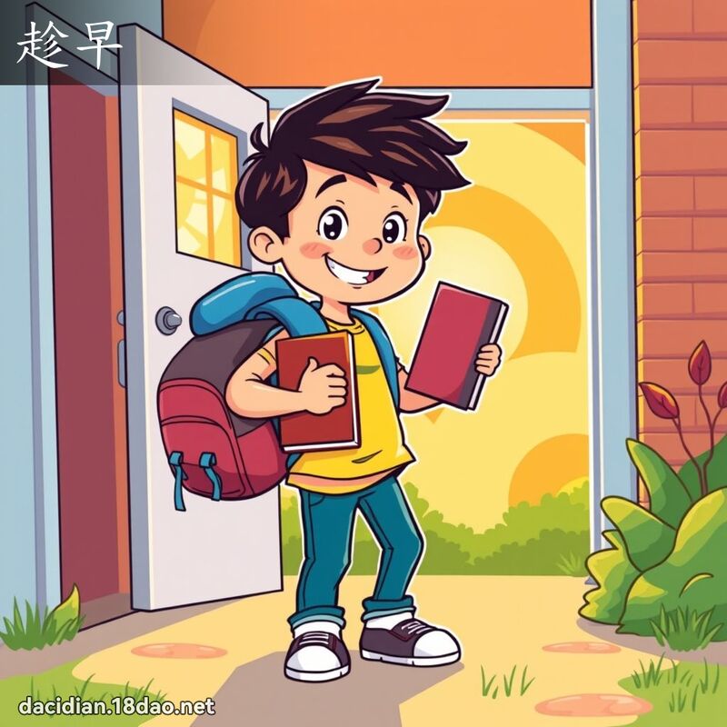 趁早 - 國語大辭典配圖