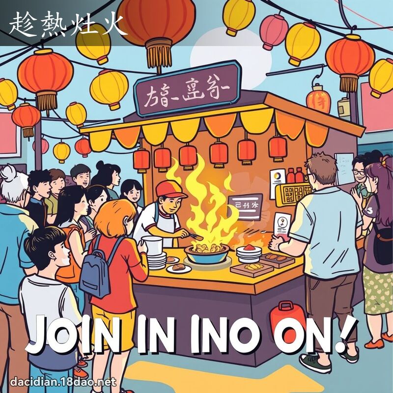 趁熱灶火 - 國語大辭典配圖
