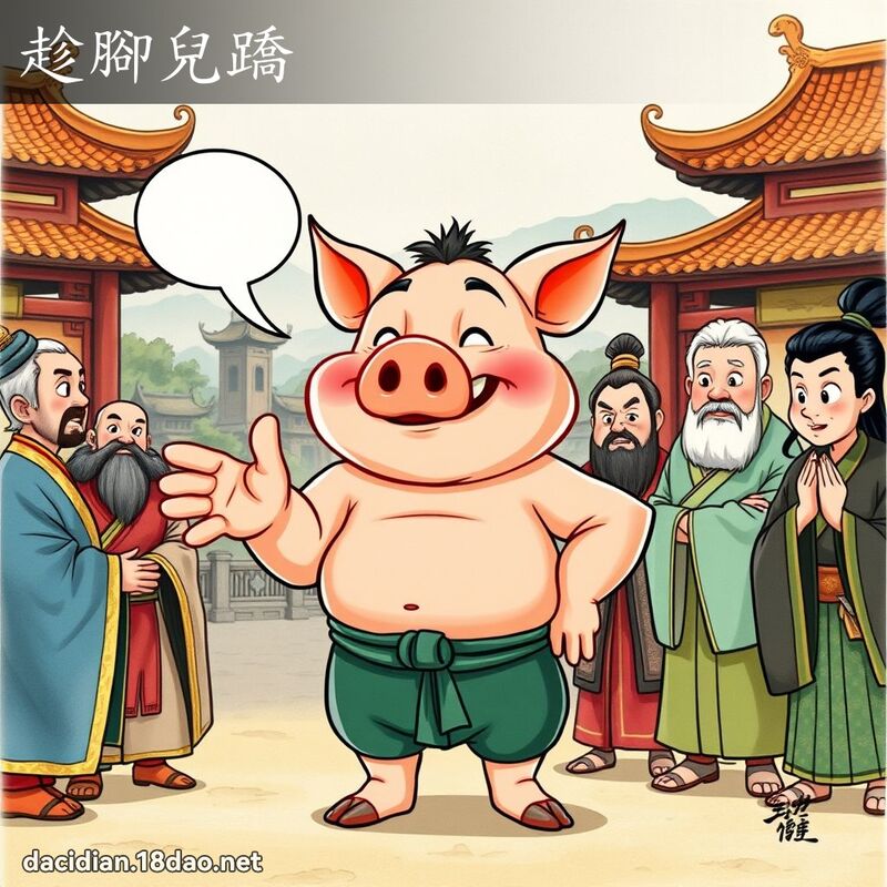 趁脚儿蹻 - 国语大辞典配图