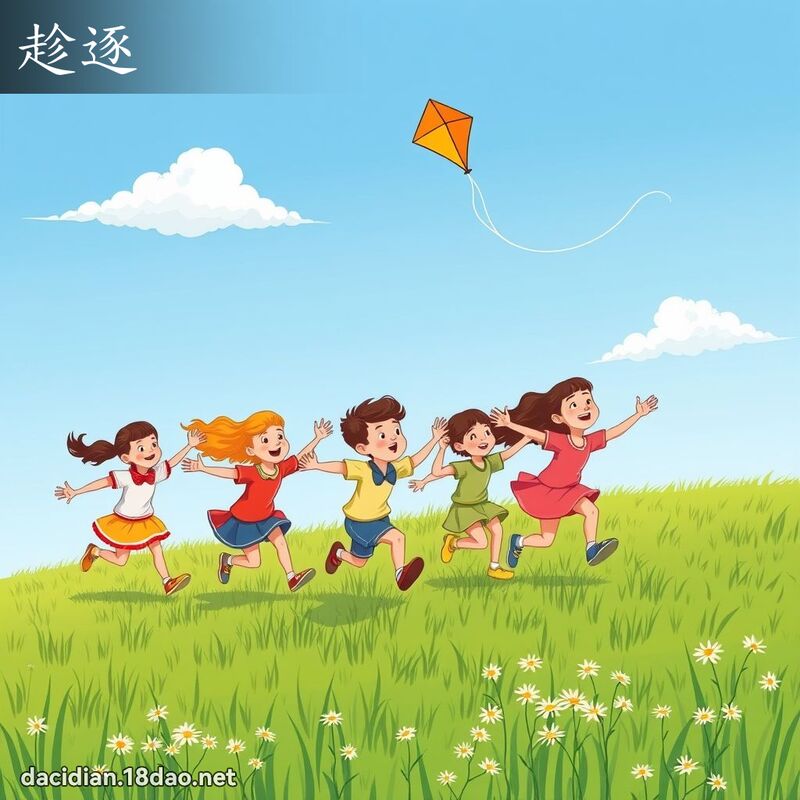 趁逐 - 国语大辞典配图