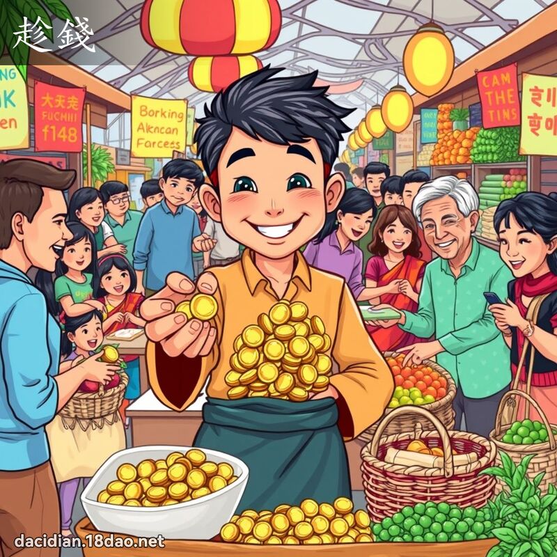 趁钱 - 国语大辞典配图