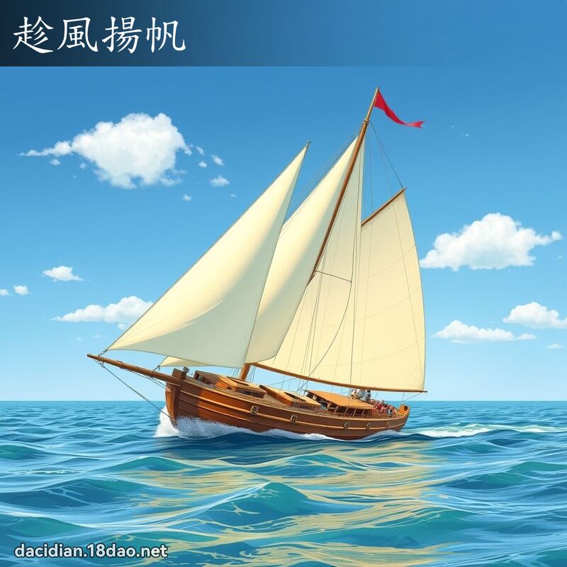 趁风扬帆 - 国语大辞典配图