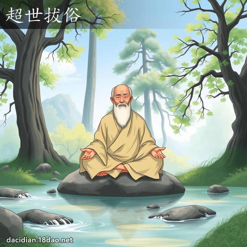 超世拔俗 - 国语大辞典配图