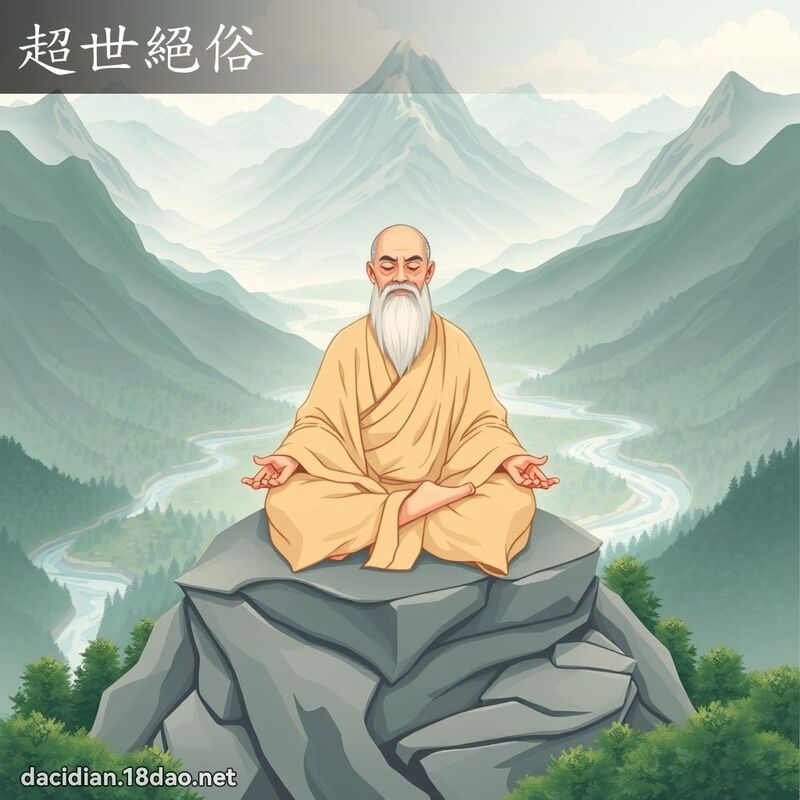 超世绝俗 - 国语大辞典配图
