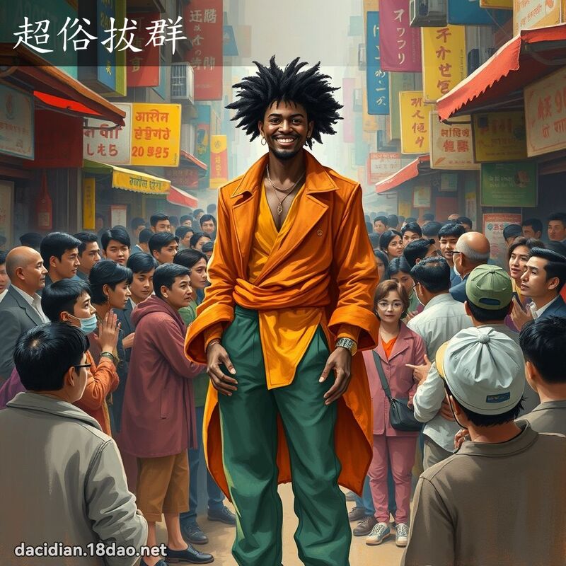 超俗拔群 - 國語大辭典配圖