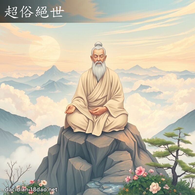 超俗絕世 - 國語大辭典配圖