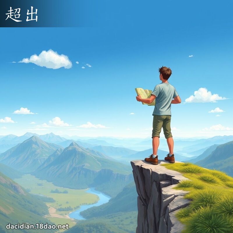 超出 - 国语大辞典配图