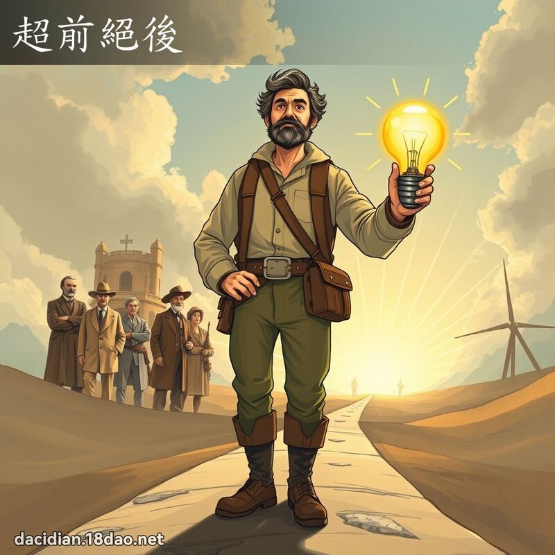 超前絕後 - 國語大辭典配圖