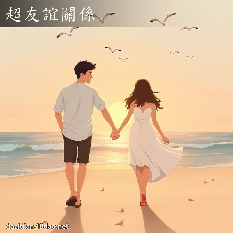 超友誼關係 - 國語大辭典配圖
