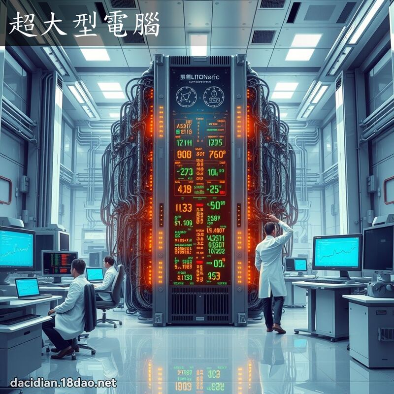 超大型電腦 - 國語大辭典配圖