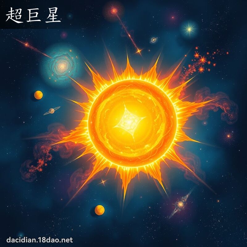 超巨星 - 國語大辭典配圖