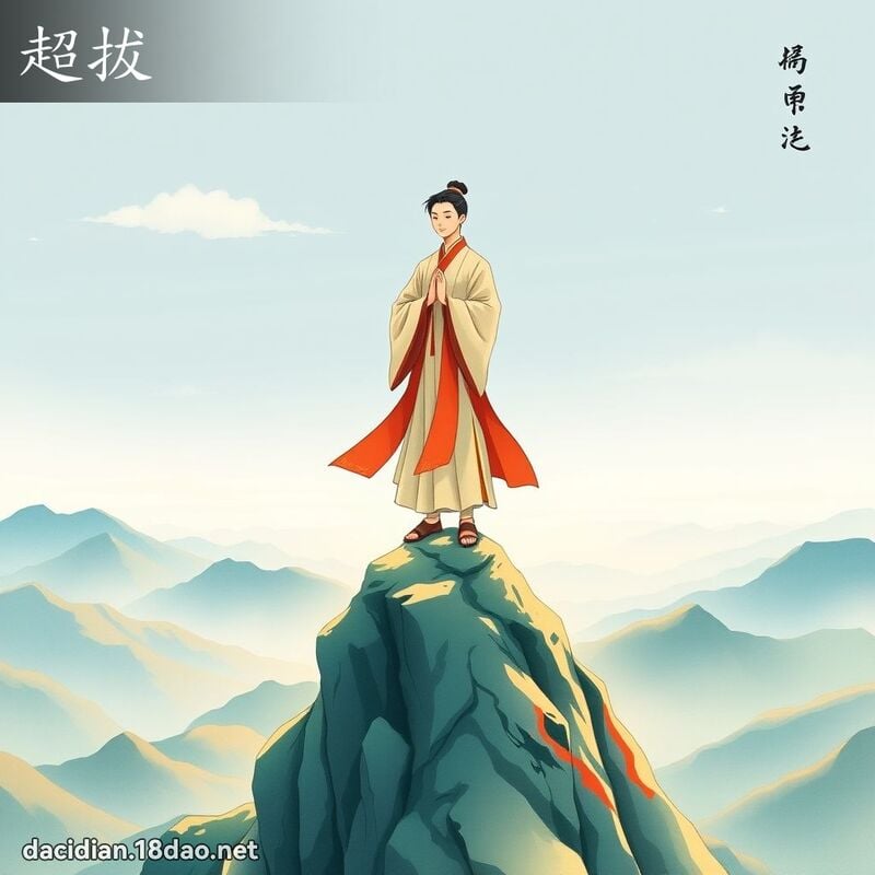 超拔 - 国语大辞典配图