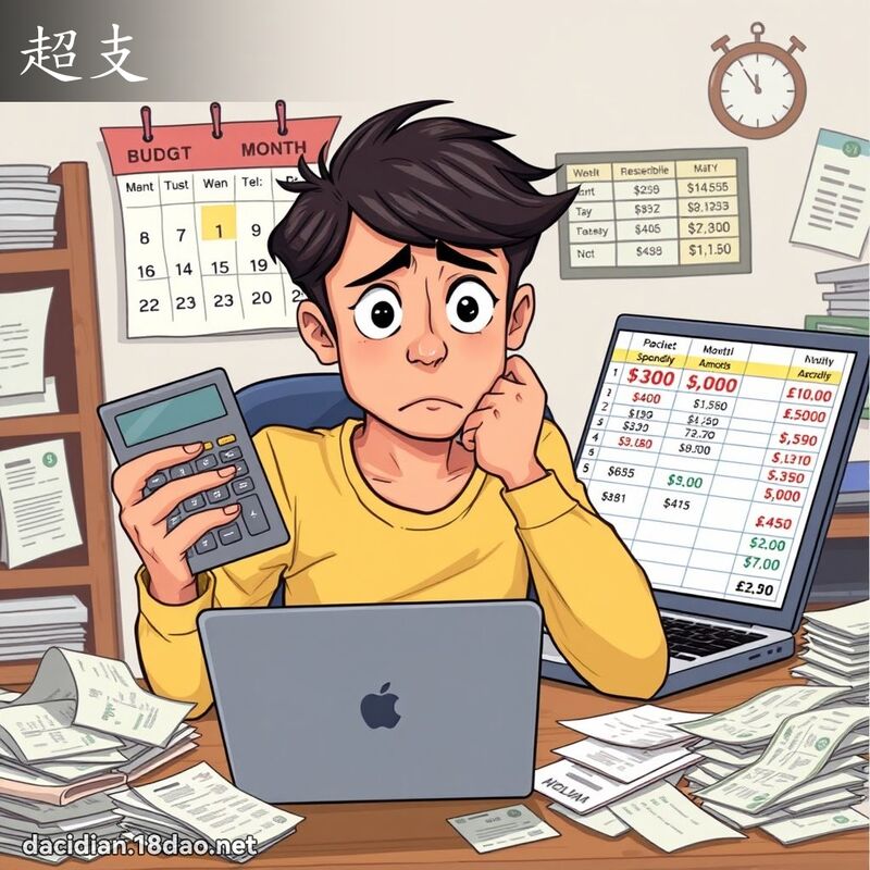 超支 - 國語大辭典配圖