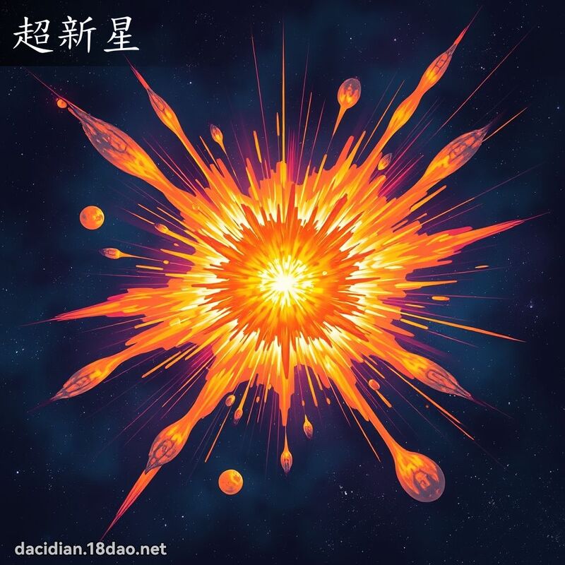 超新星 - 國語大辭典配圖