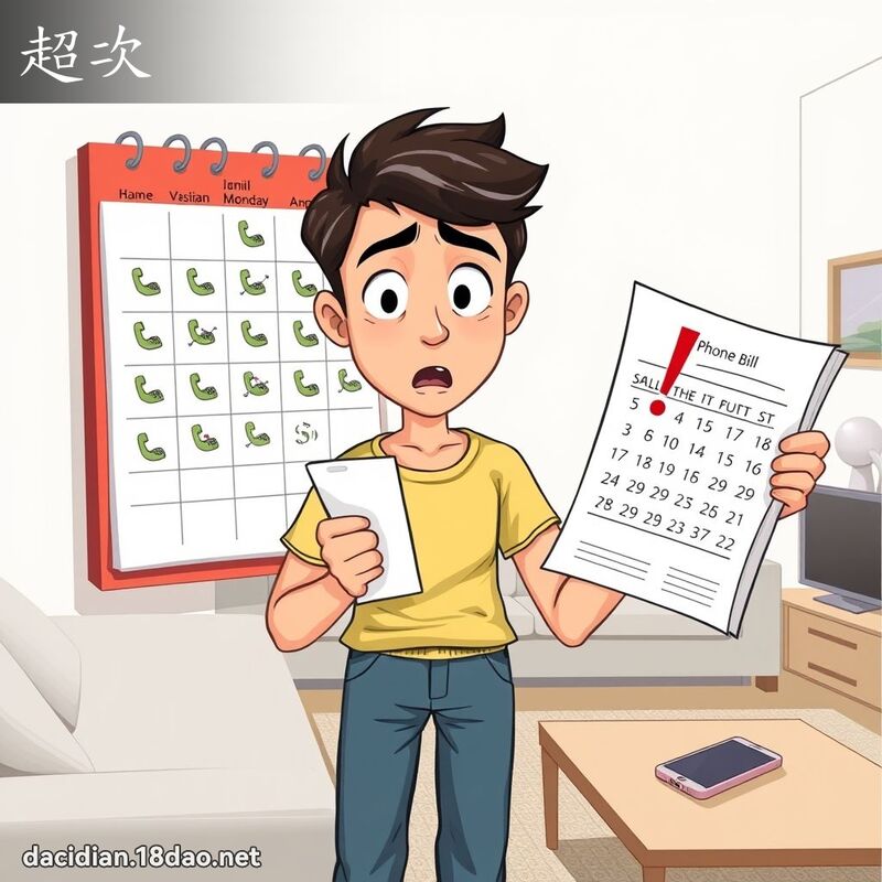 超次 - 國語大辭典配圖