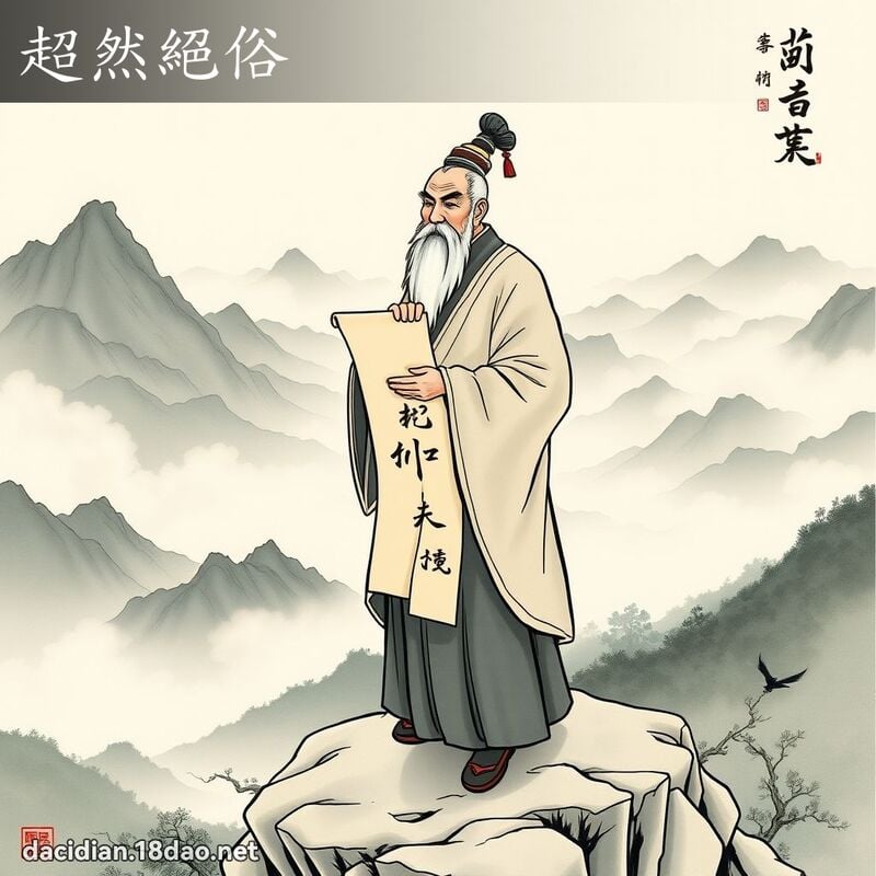 超然绝俗 - 国语大辞典配图