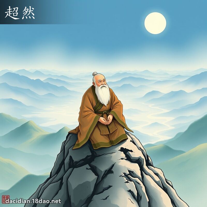 超然 - 國語大辭典配圖