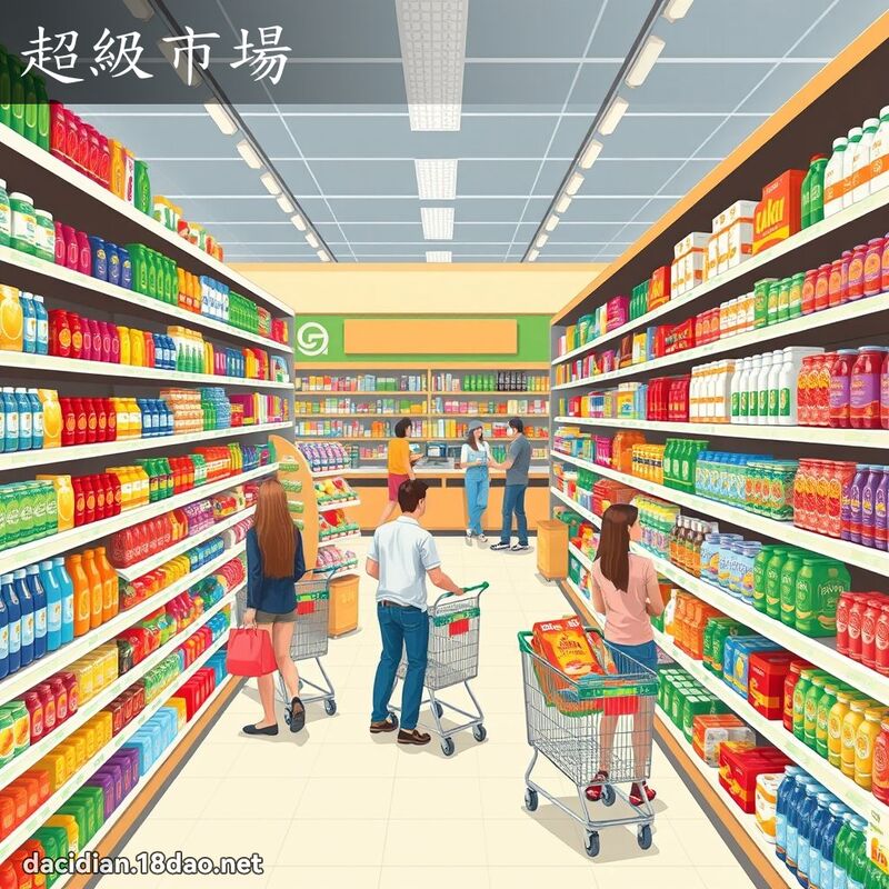 超级市场 - 国语大辞典配图