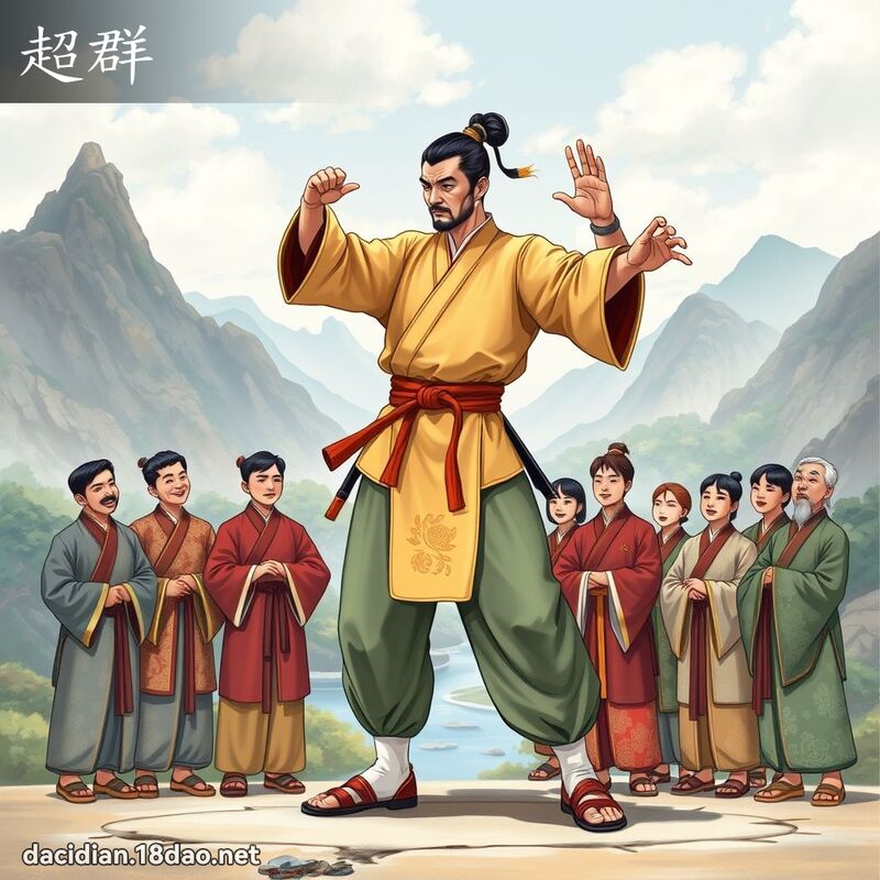 超群 - 國語大辭典配圖