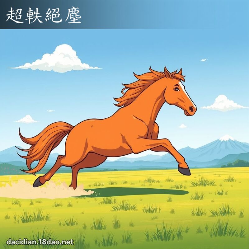超軼绝尘 - 国语大辞典配图