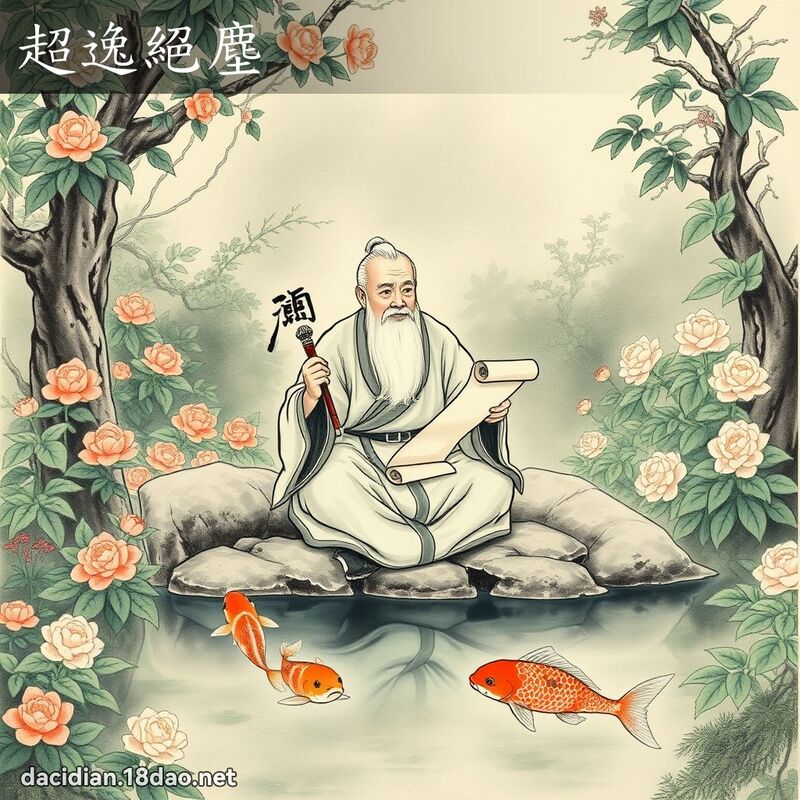 超逸绝尘 - 国语大辞典配图