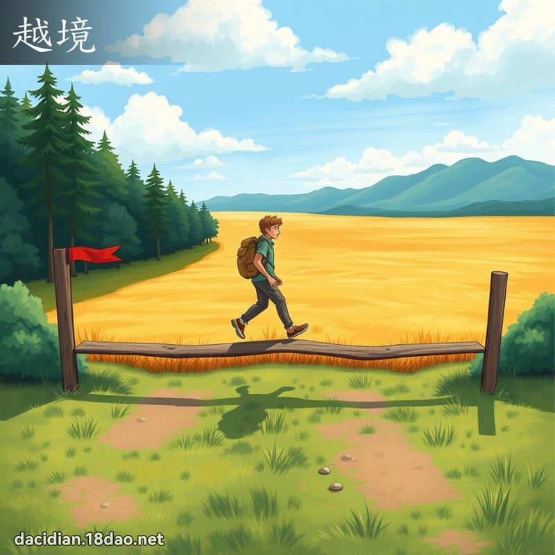 越境 - 国语大辞典配图
