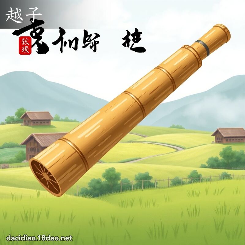 越子 - 國語大辭典配圖