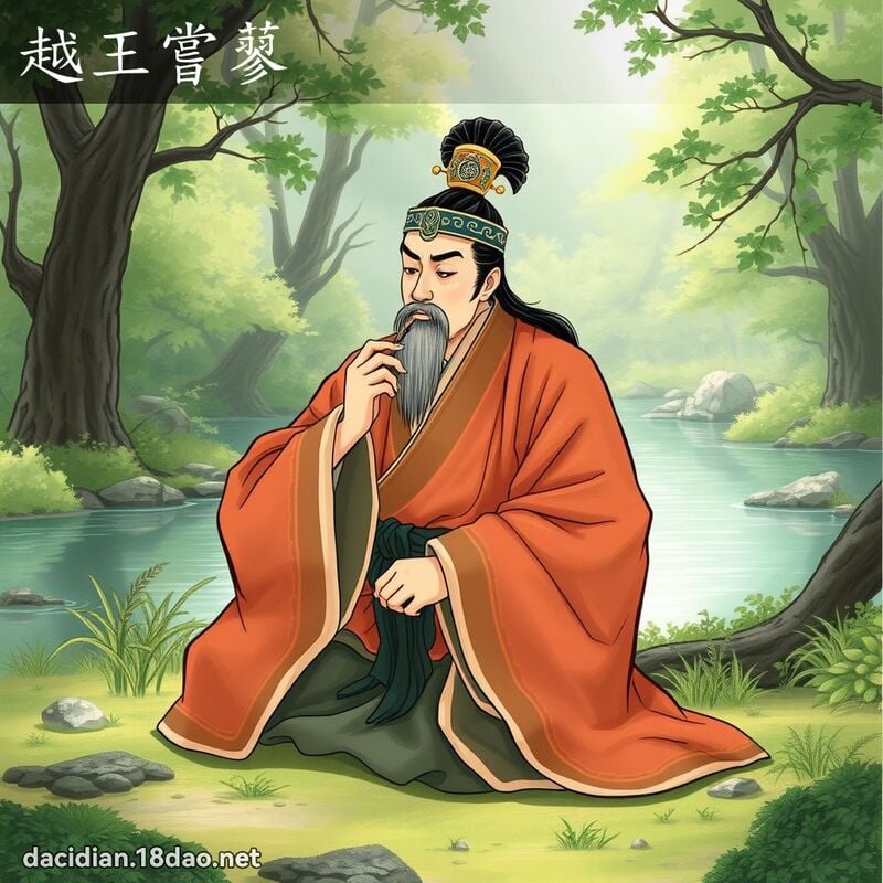 越王嘗蓼 - 國語大辭典配圖