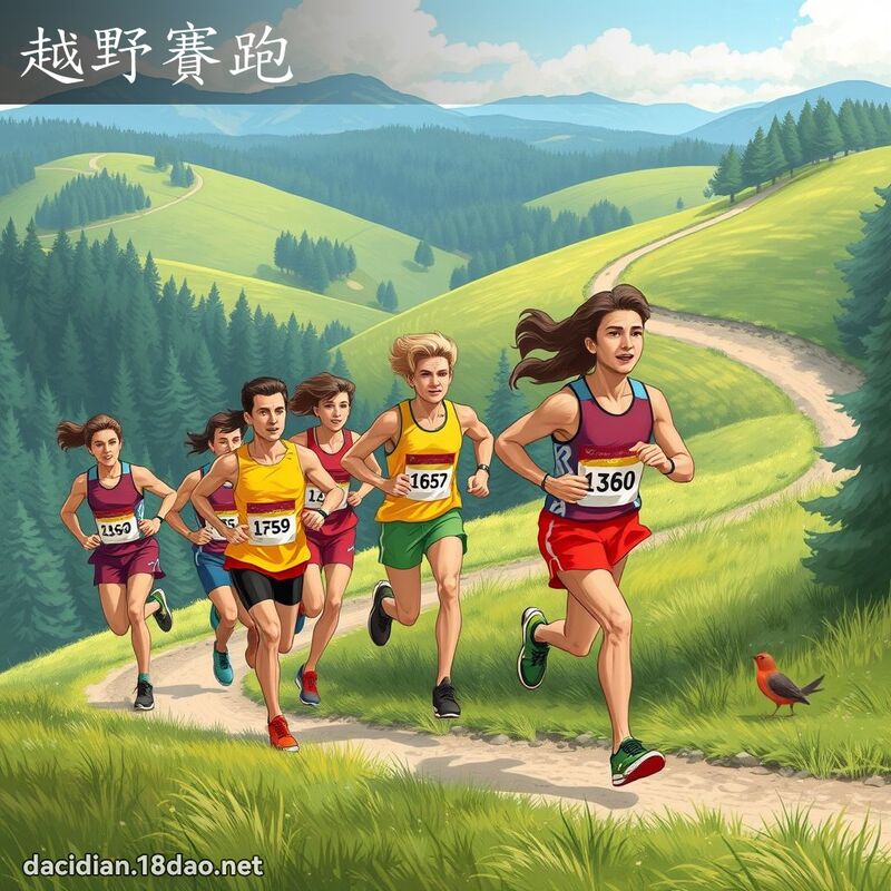 越野賽跑 - 國語大辭典配圖