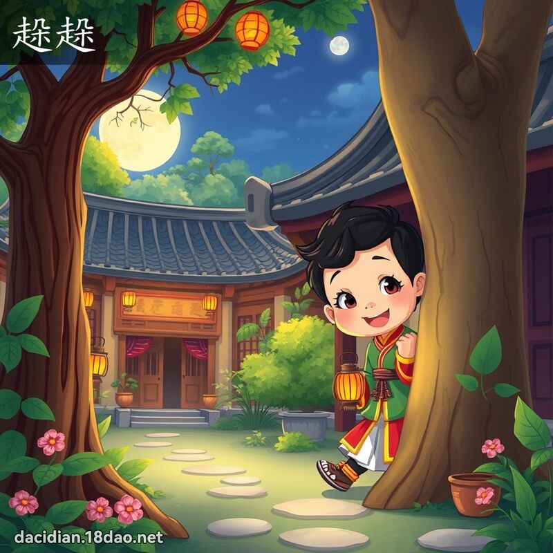 趓趓 - 国语大辞典配图