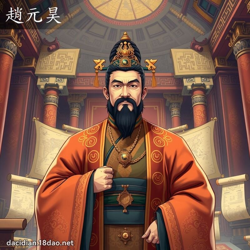 趙元昊 - 國語大辭典配圖