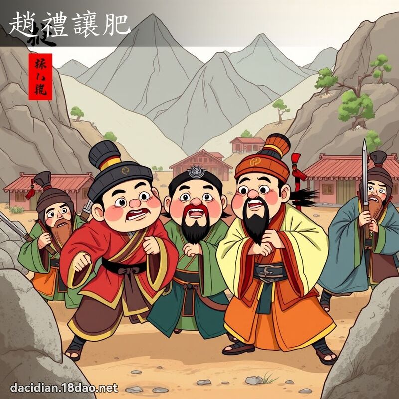 赵礼让肥 - 国语大辞典配图