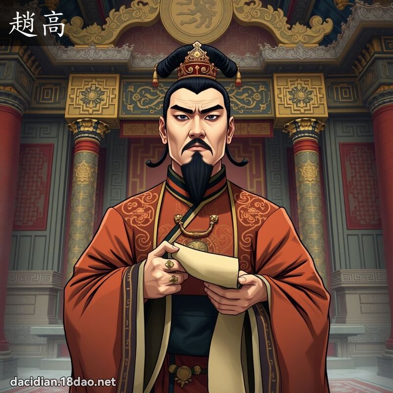 趙高 - 國語大辭典配圖