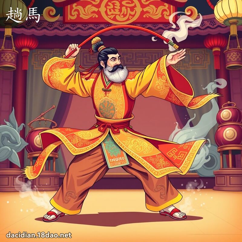 趟马 - 国语大辞典配图