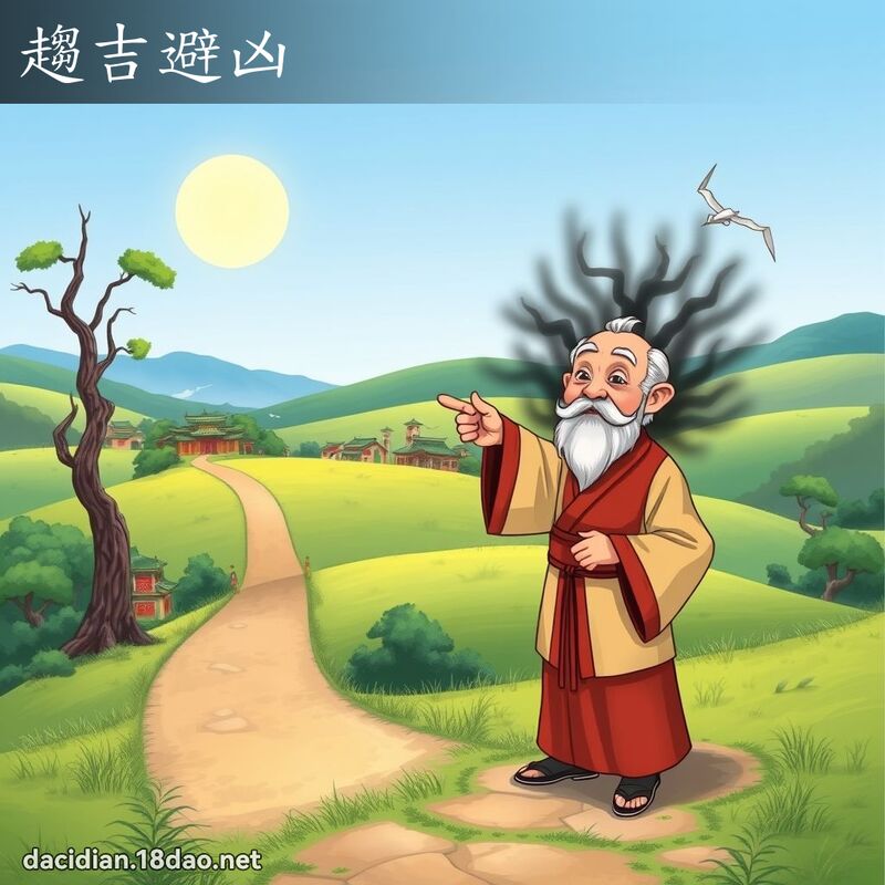 趨吉避凶 - 國語大辭典配圖