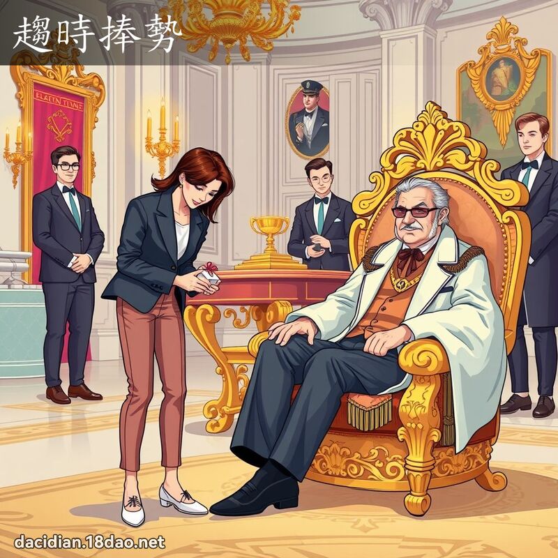 趋时捧势 - 国语大辞典配图