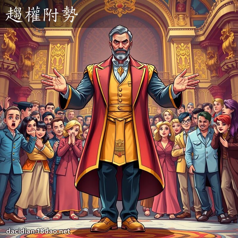 趋权附势 - 国语大辞典配图