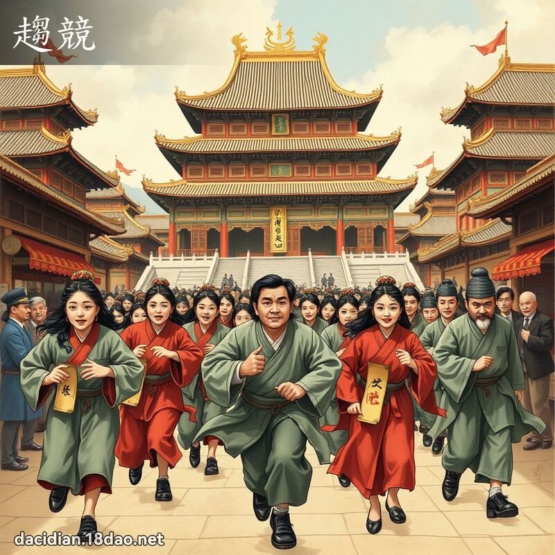 趨競 - 國語大辭典配圖