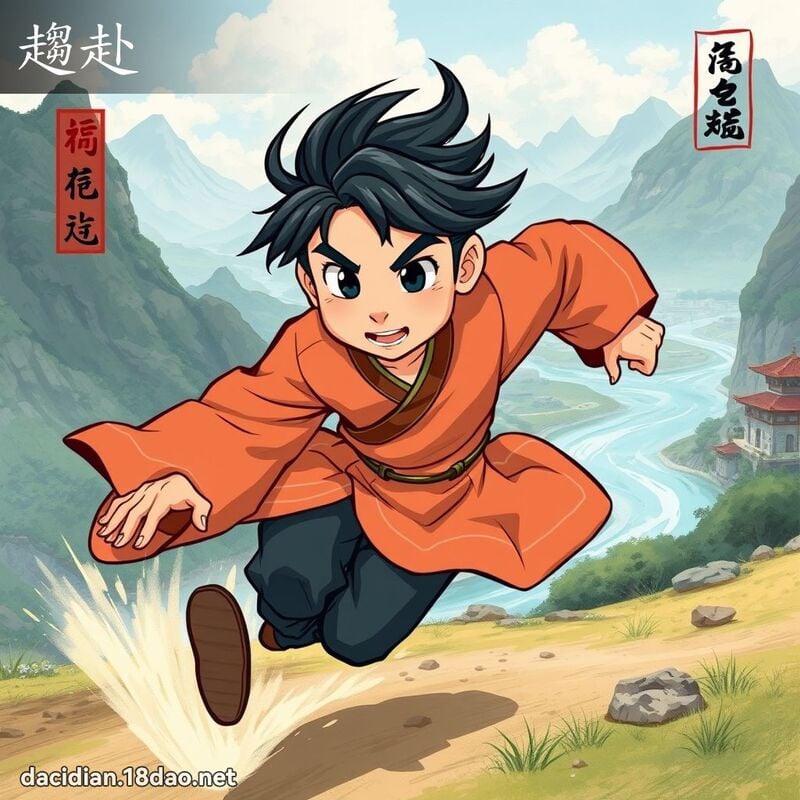 趋赴 - 国语大辞典配图