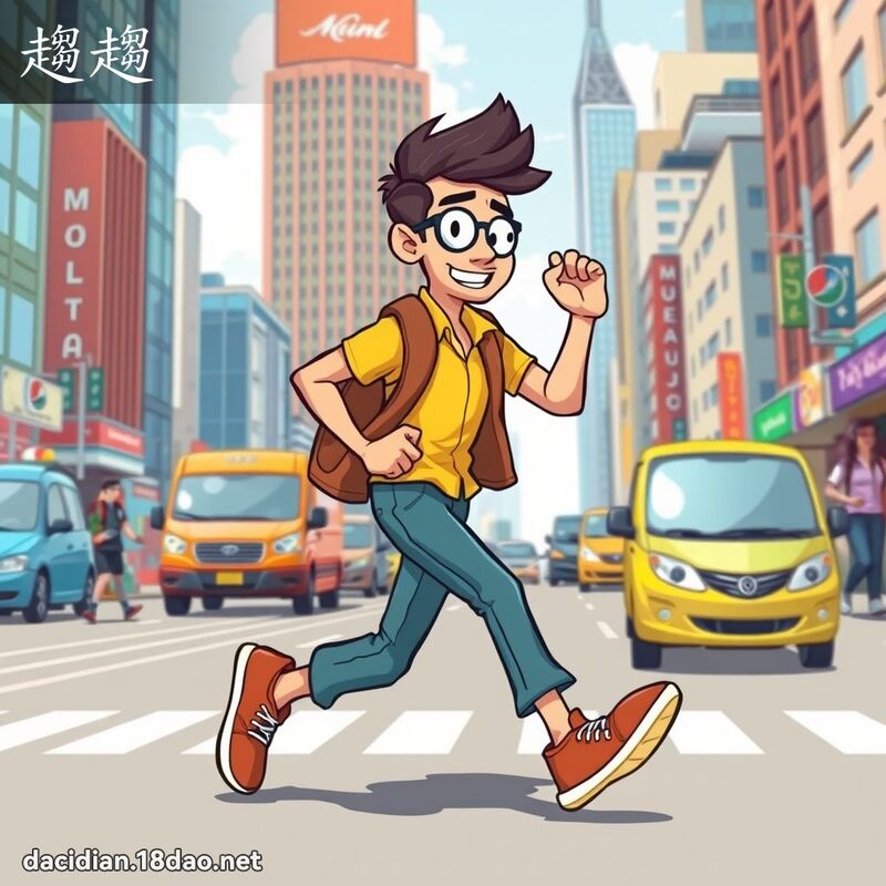 趨趨 - 國語大辭典配圖