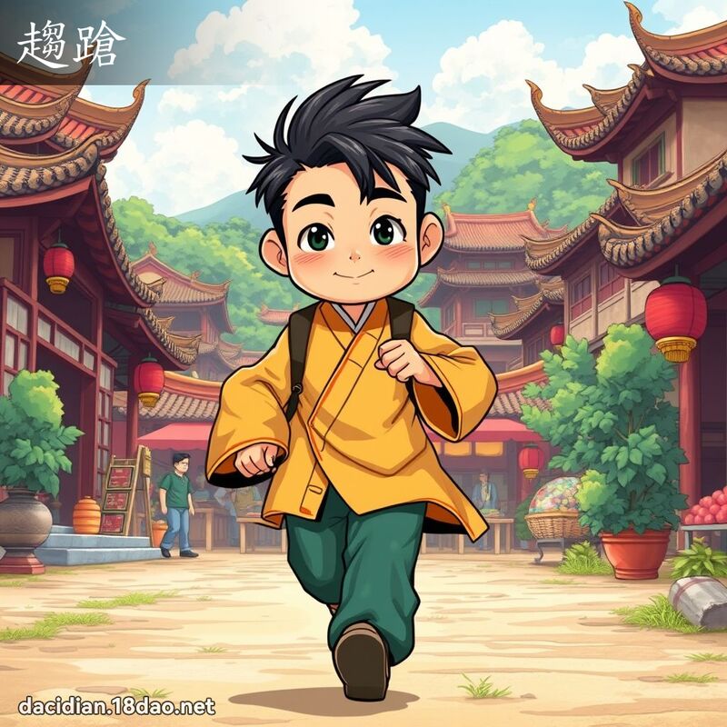 趋蹌 - 国语大辞典配图