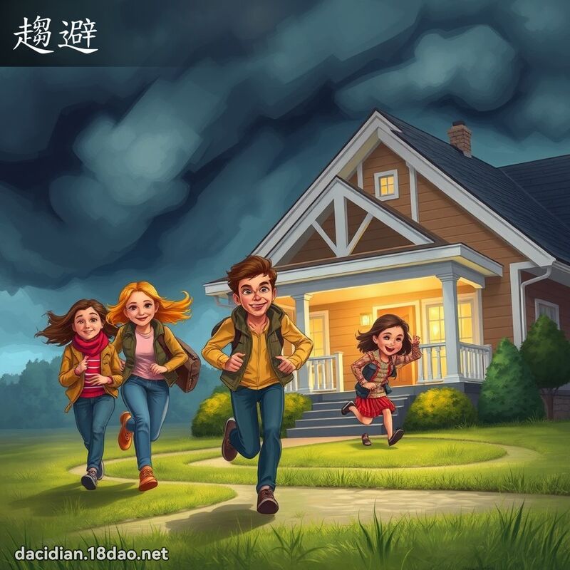 趨避 - 國語大辭典配圖