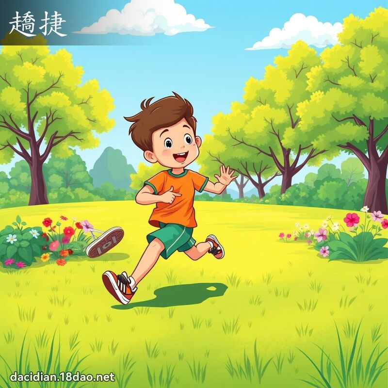 趫捷 - 國語大辭典配圖