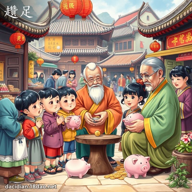 趲足 - 国语大辞典配图