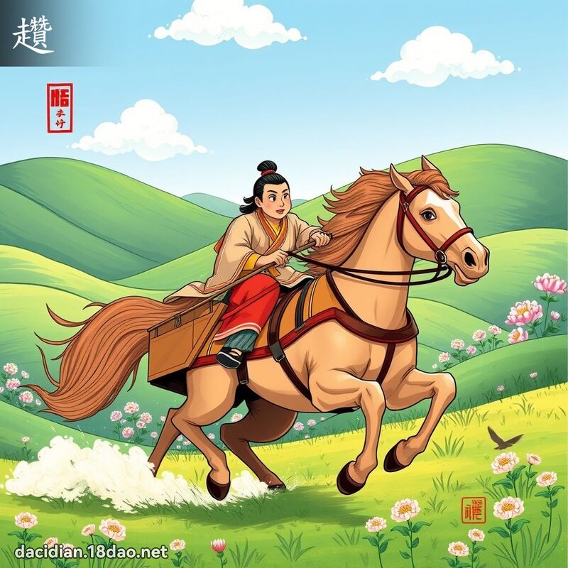 趲 - 国语大辞典配图