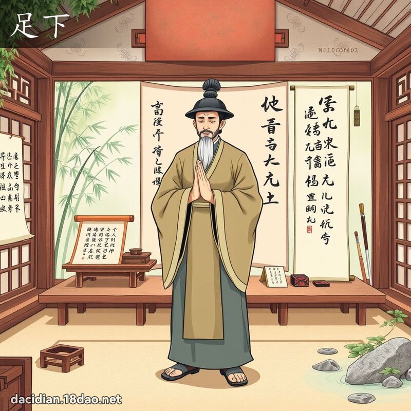 足下 - 国语大辞典配图